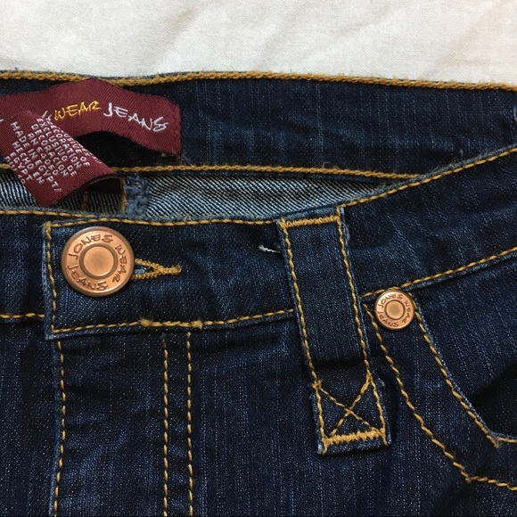 Y2K Jones Wear Jeans Cuffed Cropped Jeans, 10 - Picture 7 of 8
